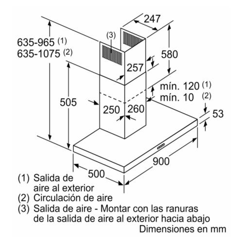 Balay 3BC097EX 900mm