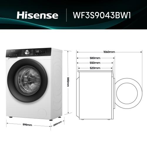Hisense WF3S9043BW1