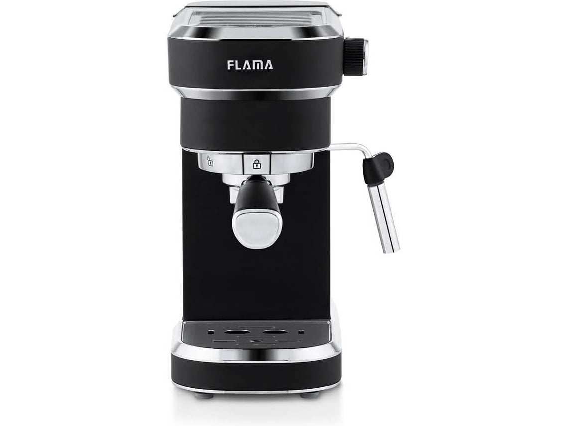 Cafetera FLAMA 1266FL NEGRO (20 bar - Café Molido y monodosis)